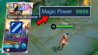 GUSION 11.11 DIMENSION WALKER + MID LANE IS A CHEAT CODE!!🔥 ( best role for solo rank?!💯 )