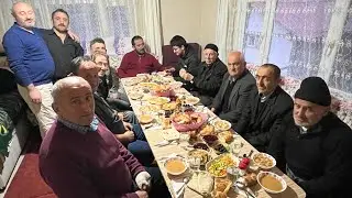 İftar Davetleri  pide dağıttık köye günlük vlog 