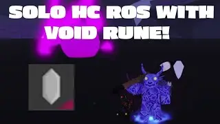 Soloing HC Realm of Shadows With Void Rune! RPG SIM