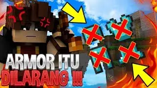 SEMUA JENIS ARMOR DILARANG DIPAKAI DI MINECRAFT ??!! - Minecraft PE Skywars Indonesia