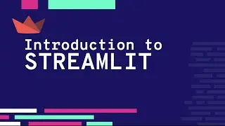 Streamlit Tutorial | Deploying Web App using Streamlit | Basics of Streamlit