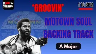 Grooving Motown Soul Backing Track in A Major