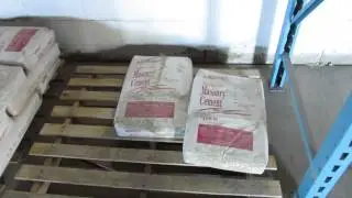 Straw colored cement