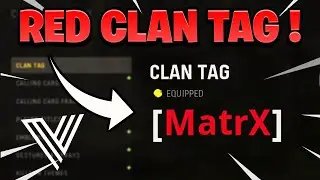 NEW COLORED CLAN TAGS in VANGUARD...RED CLAN TAG!! (SEASONAL LEADERBOARDS)