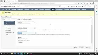 How to csv import custom lists on netsuite