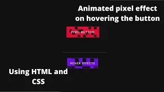 How to create an amazing pixelated button using HTML and CSS