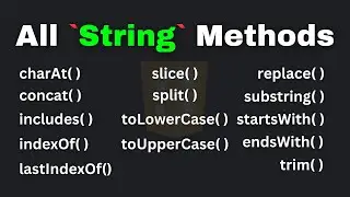 All Javascript Methods That You Can Use on Strings | CodeBlock