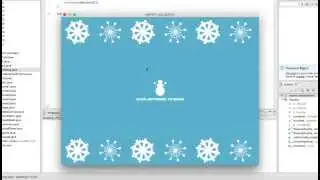 Java Swing Animation Project: Holiday Greeting Card (everything drawn and animated using code)