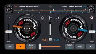 Don't let me down by marvel /scratch using android phone/crossdj 2024 scratch #dj #music #scratchdj