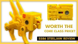 Is He Worth The Core Class Price? | #transformers SS86 Core Class STEELJAW Video Review