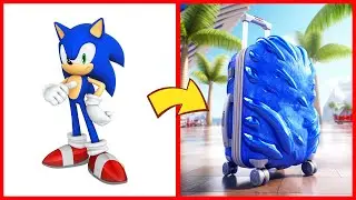 SONIC the Hedgehog ALL CHARACTERS as SUITCASE 2024