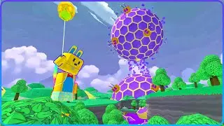 Army of Bees in The Hive Super Bear Adventure Gameplay Walkthrough