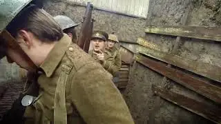 Adding 3D sounds to a mono film   demo   WEAR HEADPHONES   WWI