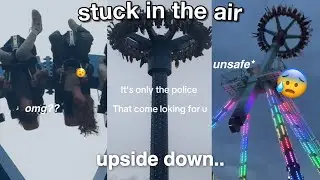 STUCK UPSIDE DOWN IN THE AIR FOR 30 MINS?? oaks park incident *crazy*