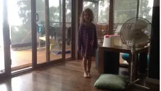 Isla zapped by Star Wars robot