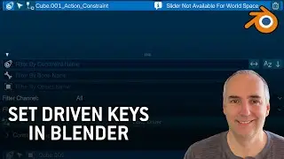 Set Driven Keys in Blender