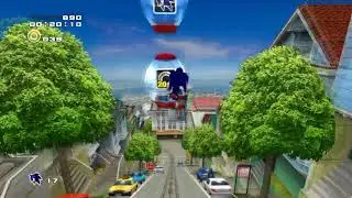 SA2B City Escape Mission 2 - Collect 100 Rings - No Upgrades (A-Rank)