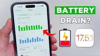 iOS 17.5.1 - How To Fix Battery Drain on iPhone (7 TIPS)