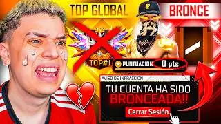 ¡BANEARON MI NUEVA CUENTA TOP 1 GLOBAL DE 4000 DOLARES EN FREE FIRE! 😭 * LLORO EN VIVO*  😭