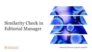 Similarity Check in Editorial Manager