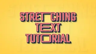 Animasi Stretching Text || Alight Motion Tutorial