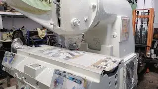 СФ-15. Станок консольно-фрезерный вертикальный. Перезагрузка. Станок покрашен.