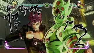 Jojo's Bizarre Adventure All Star Battle R - Giorno Giovanna's Great Heat Attack With All Costumes