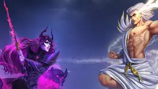 Lucretia vs Zaphrael (AFK Arena cutscene)