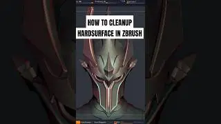 How to cleanup hardsurface in zbrush 