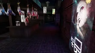 Wan Chai Market at Night [Purrple Cat × Deus Ex: Revision × Faster Than Light Mashup]