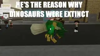 hes the reason why dinosaurs were extinct #dahood