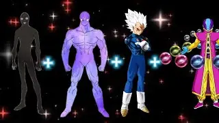 anti spiral + zeno true form + omni Vegeta + zeno final form @songokuu_