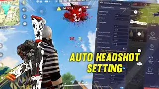 Bluestacks 5.2 auto headshot settings and sensitivity|| White 444 , Ruok, Bar1 ff 💻