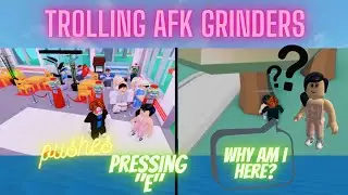 Trolling AFK Grinders in My Restaurant (Roblox)