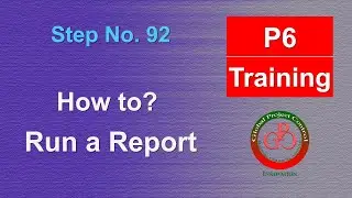 🔴 How to Run the Report in Primavera P6