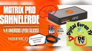 Hiremco Matrix Pro 4K Android Uydu Alıcısı Kutu Açılışı