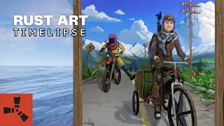 RUST ART Timelapse - Bikers