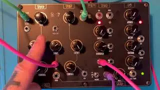 Rat King Modular CELL Module / Console Demo - Acid House Synthesizer
