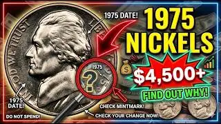 Worth THOUSANDS of dollars? 1975 NICKELS TO LOOK FOR!