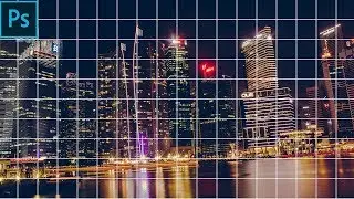 How to Make Grid Over Image for Print in Photoshop in Hindi