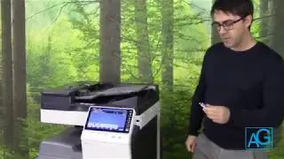 come stampare un documento da chiavetta usb sulla multifunzione DEVELOP - KONICA MINOLTA  258