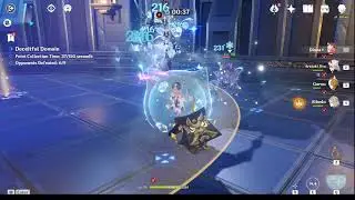 [Genshin Impact] Itto team 8000 points (Max) Rifthound Domain - Energy Amplifier