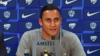 Rueda de prensa de despedida de Keylor Navas