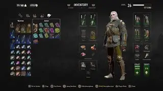 The Witcher 3 Pt. 139 - Crafting Level 26 Superior Griffin Witcher Gear