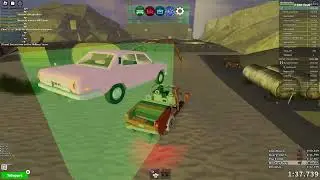 drive cars down a hill trickshot