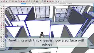 Importing an interior layout into SketchUp