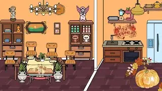 Thanks Giving Home Design | DECORINN| | #shorts #tizi #tocaboca #homedesign #homedecoration