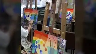 Рисование для детей в художественной студии 