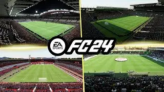EA SPORTS FC 24 | ALL NEW LICENSED STADIUMS ✅