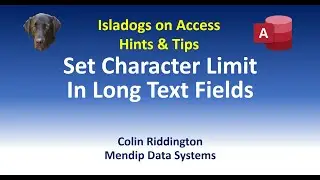 Set Character Limit in Long Text Fields